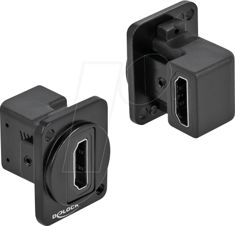 DELOCK 86786 - D-Typ Modul, HDMI-A, Buchse / Buchse. 90° gewinkelt