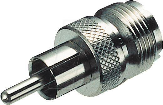 K 483 - HF-Adapter, UHF-Buchse / Cinch-Stecker
