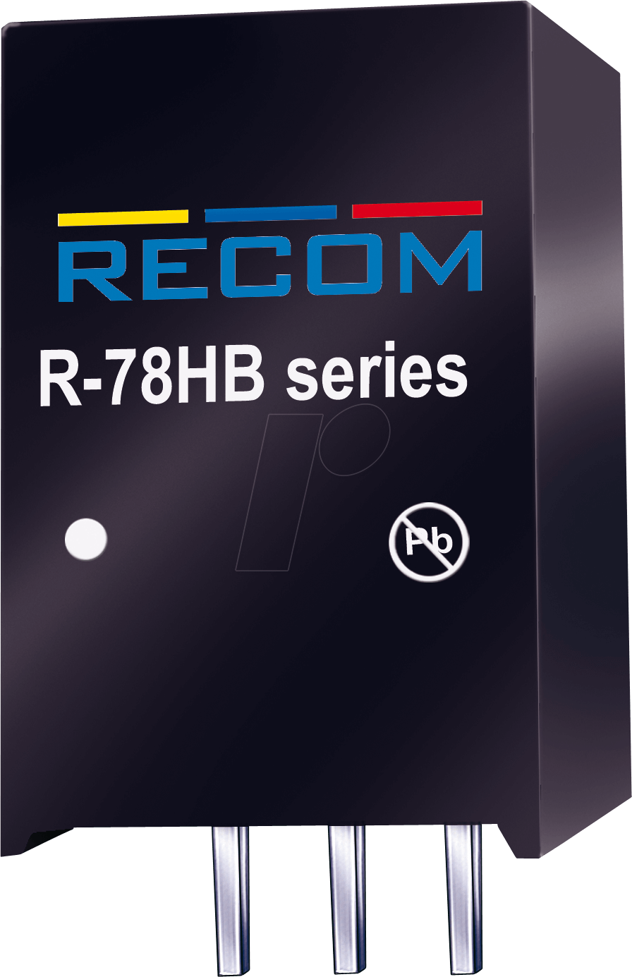 Thumbnail - R-78HB90-05 - DC/DC-Wandler R78HB, 14-72 Vin, Single, 9 Vout, 500 mA, SIP-3