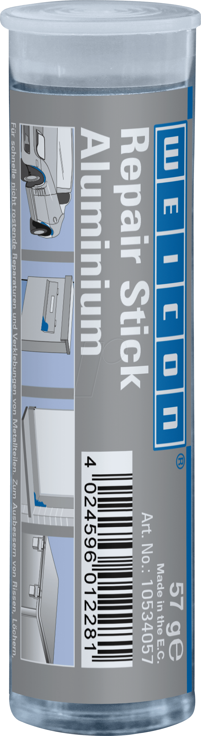 REPAIR-STICK AL5 - Reparaturmasse, aluminiumgefüllt, Metall, 57 g, aluminium
