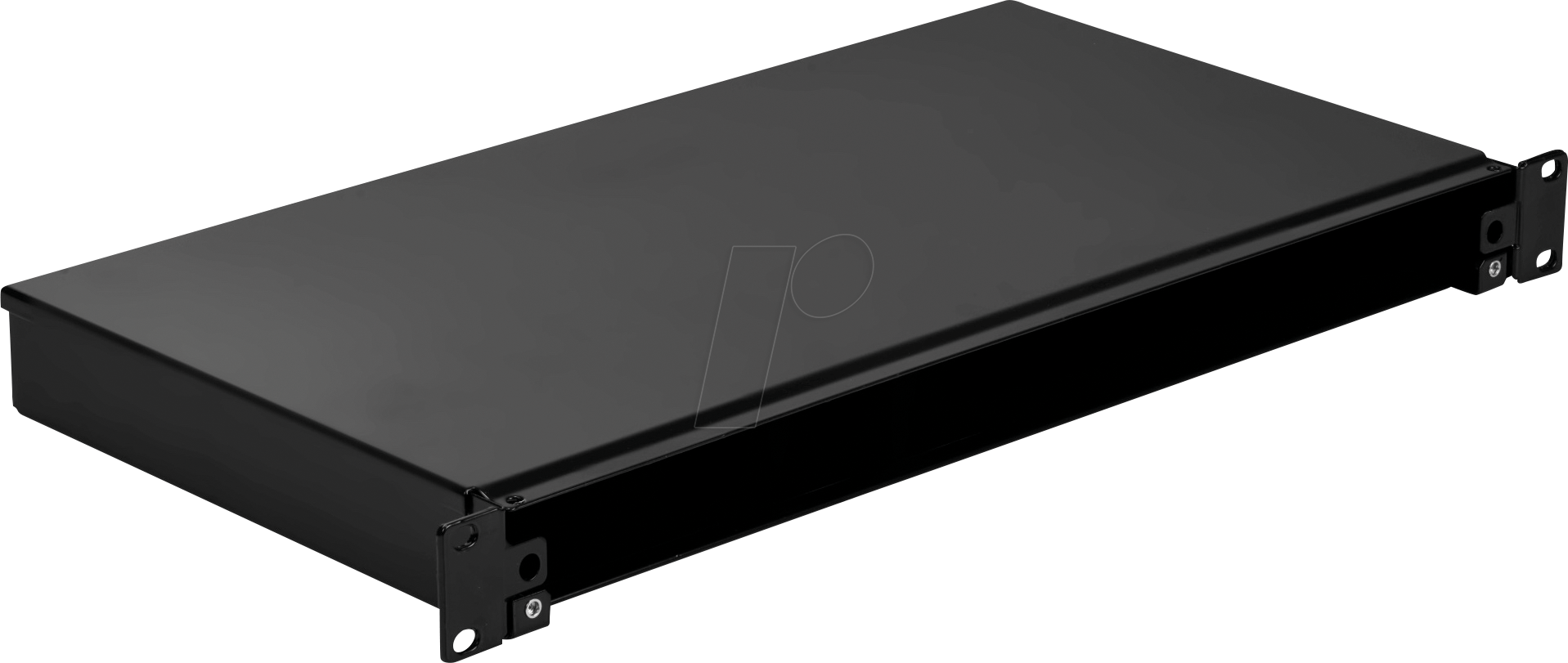 EFB VSB-F-SW - Spleißbox, 1HE, ohne Frontplatte, unbestückt, schwarz