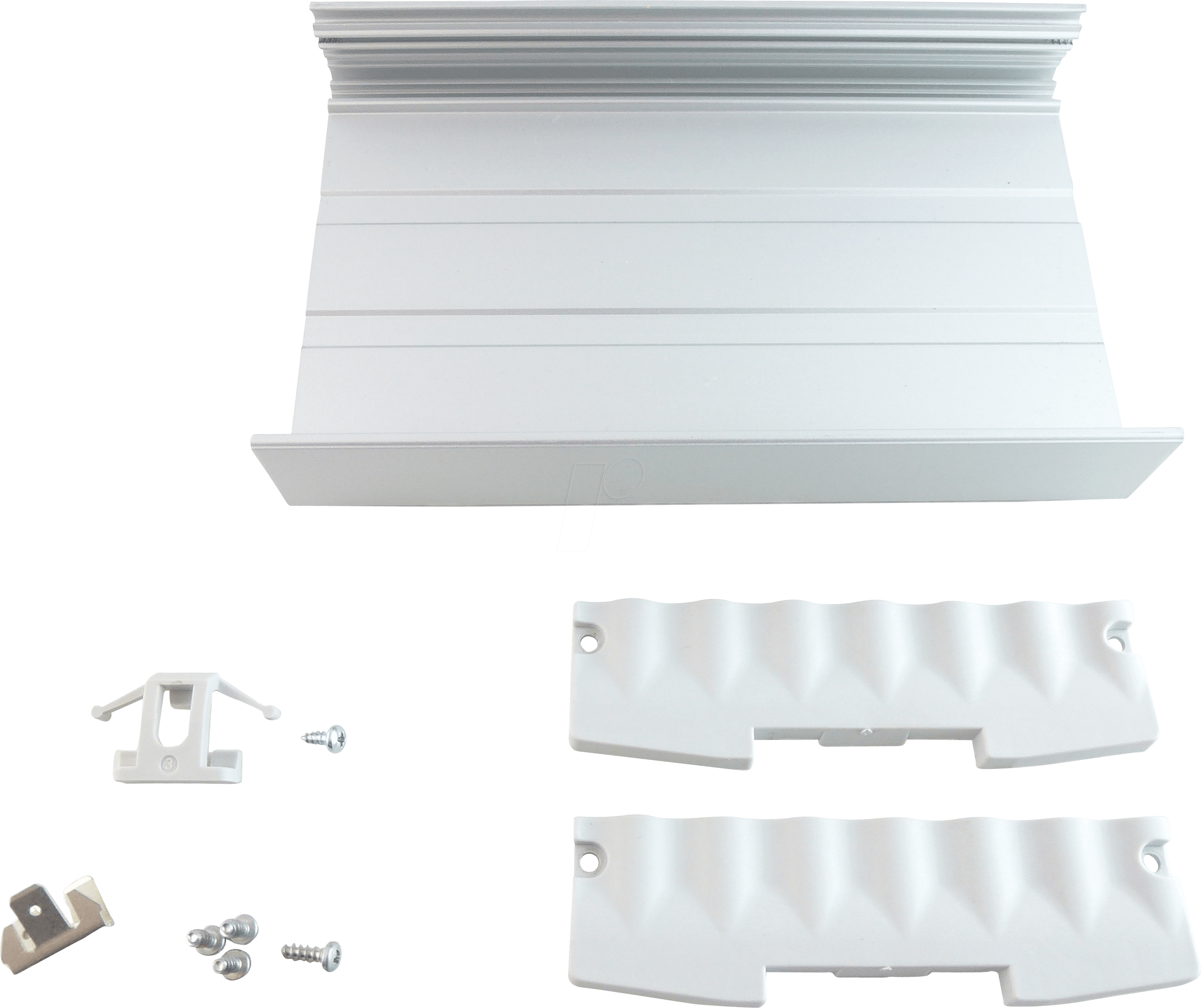 PIXTEND2.1 CASE - Gehäuse für PiXtend V2.1 -S-, Hutschiene, silber