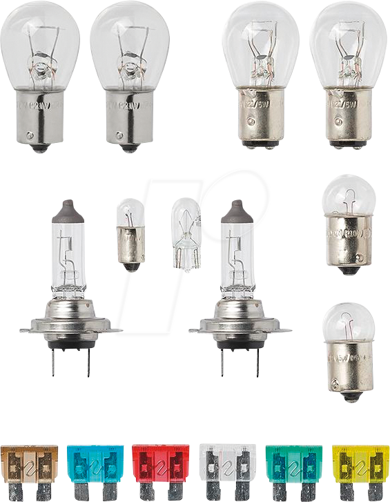 Thumbnail - KFZ 019500 - KFZ-Beleuchtungsset, H7, 16-teilig