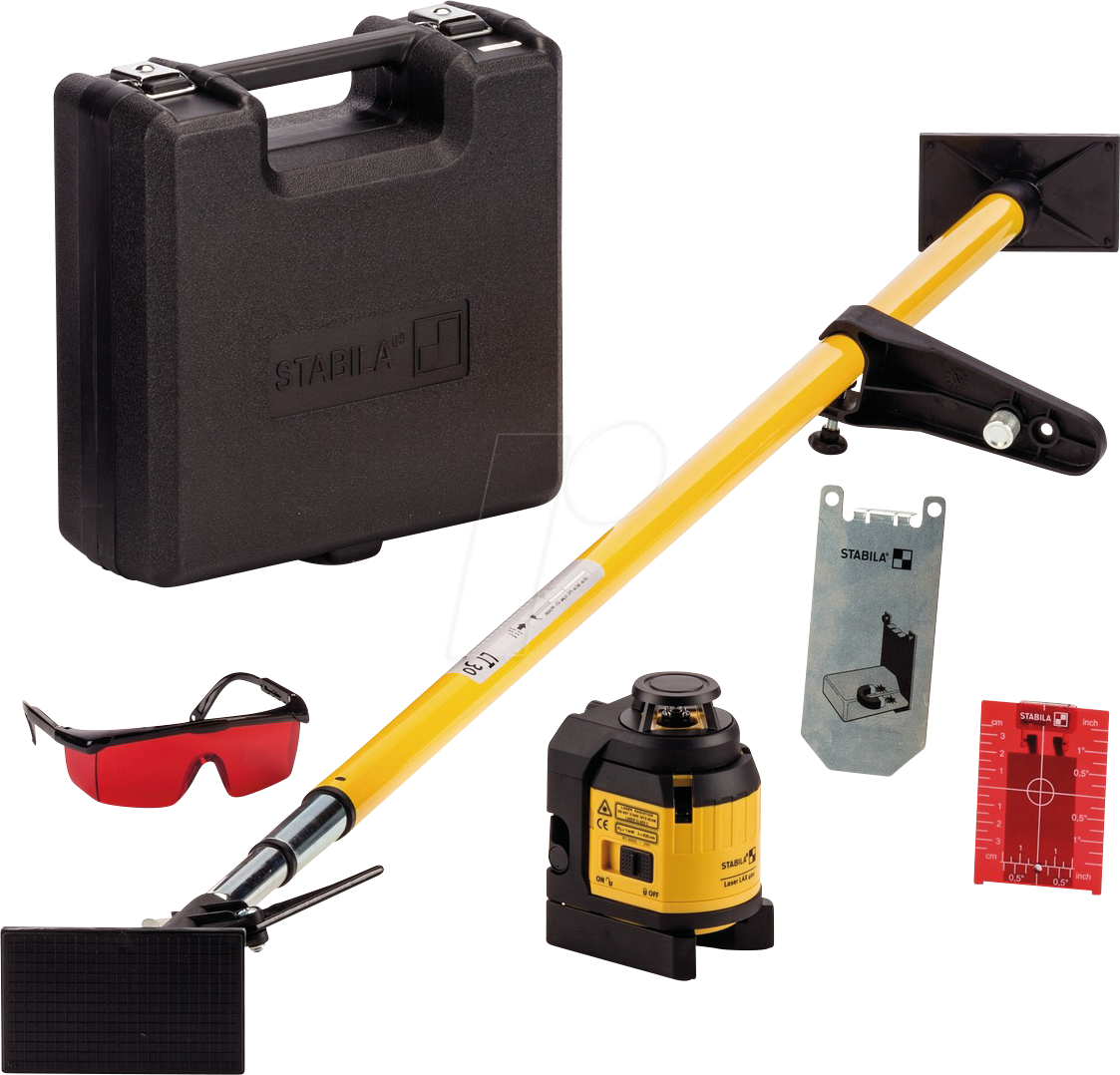 STABILA 18863 - Multilinienlaser LAX 400, 6-teiliges Set
