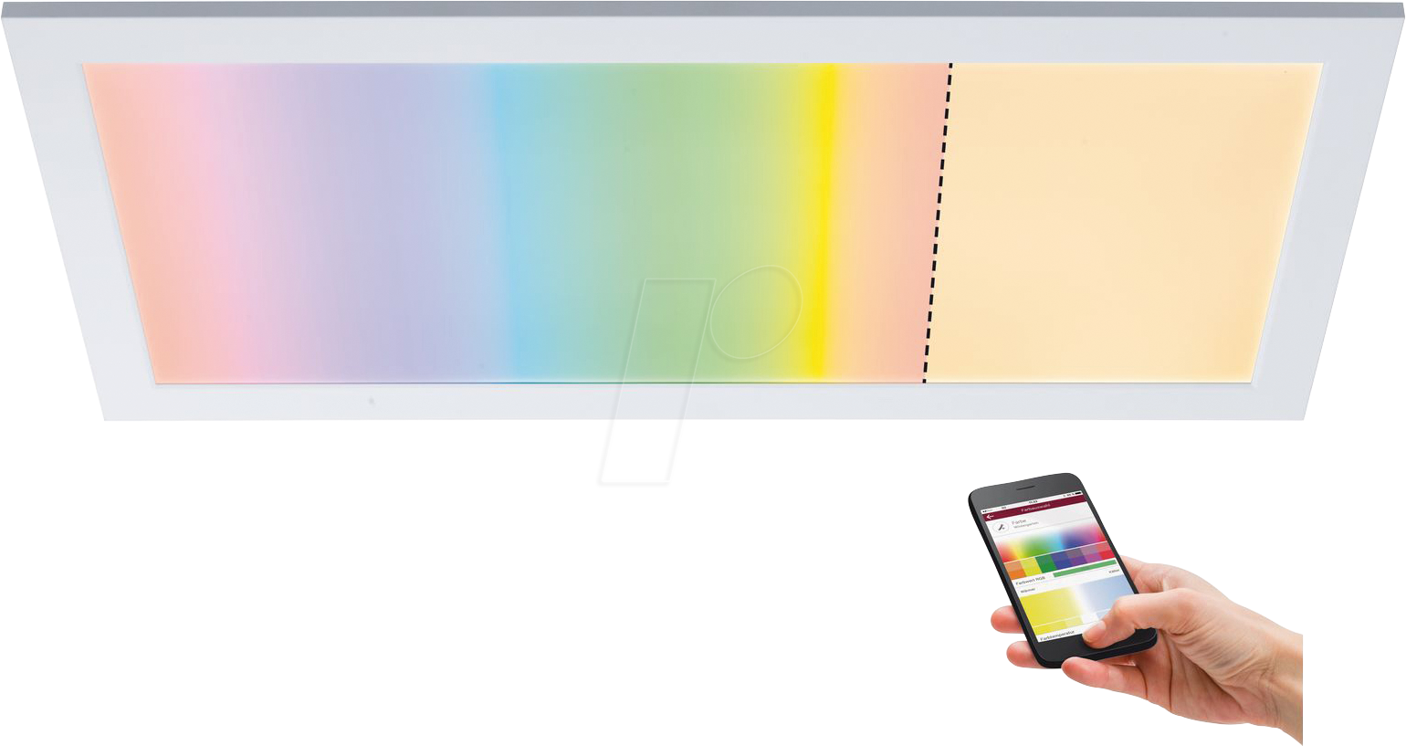 PLM 79808 - Smart Light, LED-Panel. 22 W, 60 x 30 cm, RGBW