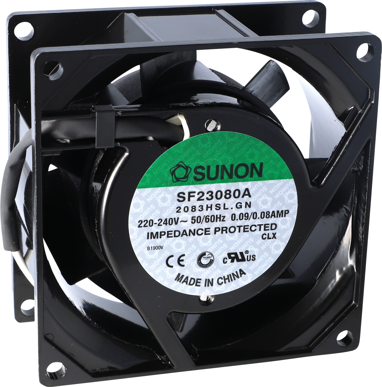 SF23080A2083HSL - Lüfter, 230 VAC, 80x80x38mm