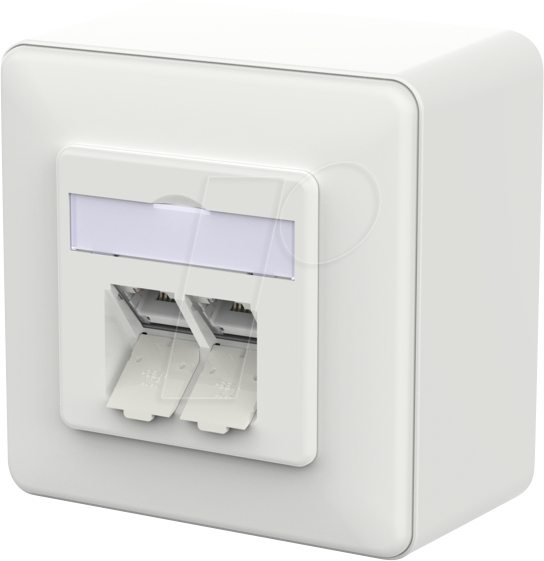 Thumbnail - BTR 130E380027-I - E-DAT Modul Cat.6a LSA++ 2 Port AP verkehrsweiß