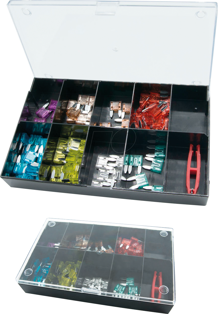 KFZ MINIOTO 80 - Sortimentsbox mit 80 KFZ-Sicherungen (Mini)