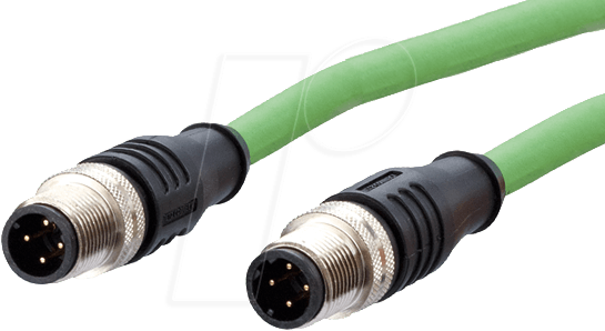 Thumbnail - M12 VBL402 - Verbindungsleitung M12, 4-polig, 2m