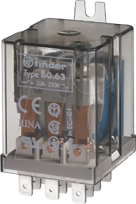 FIN 60.63.8 24V - Universalrelais, 3 CO, 24 V AC
