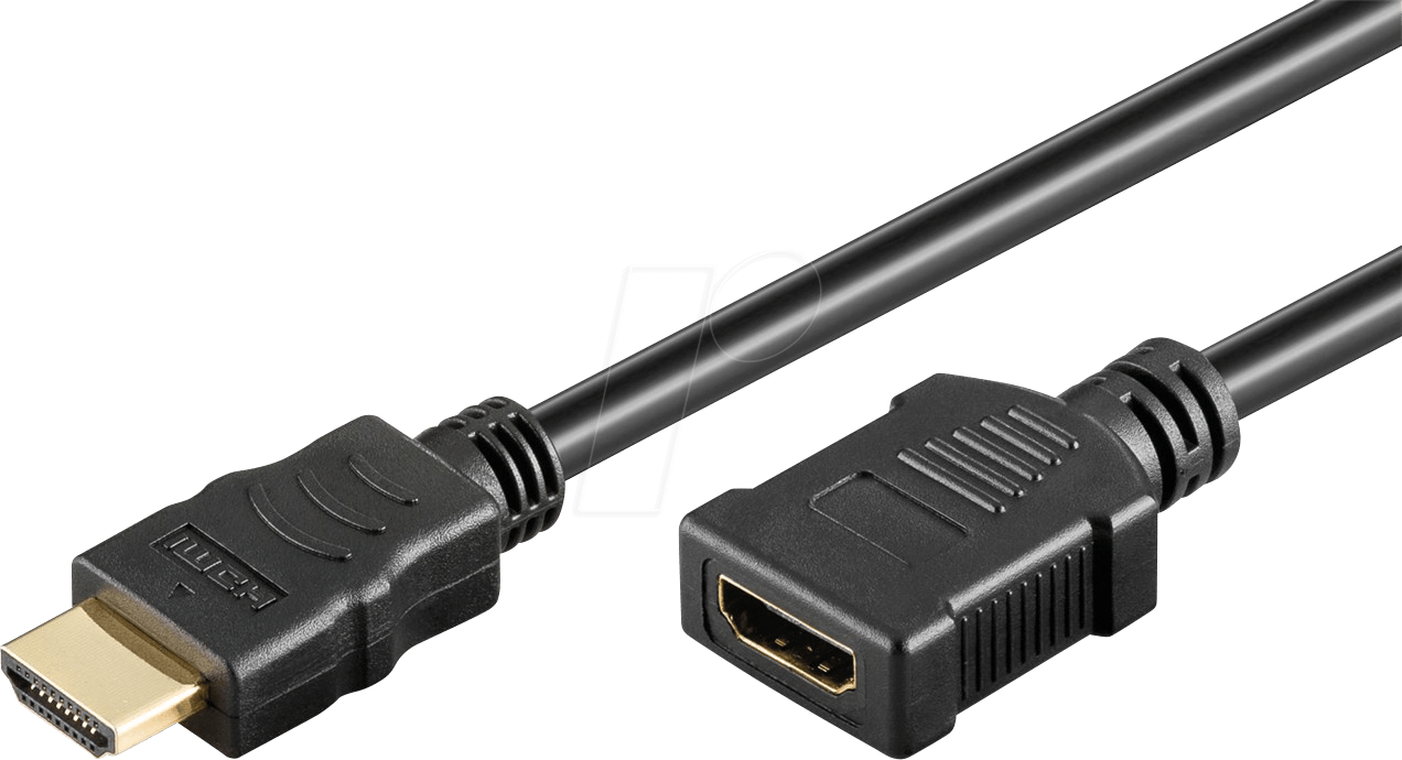 GOOBAY 61307 - HDMI Kabel Stecker/Buchse 4K 60 Hz 1 m