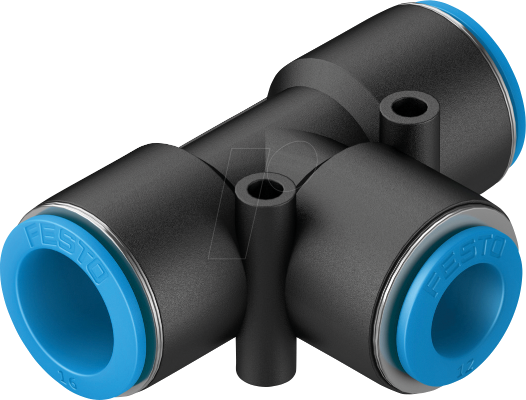 FESTO 130616 - Steckverbindung, T-Form, 2x Ø 16 mm 1x Ø 12 mm