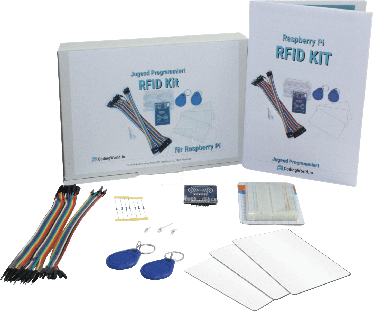 RASP JP RFID - Raspberry Pi - Das Jugend Programmiert RFID Kit