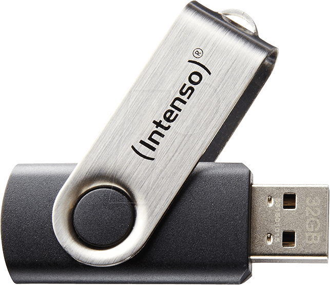 INTENSO BL 16GB - USB-Stick, USB 2.0, 16 GB, Basic Line