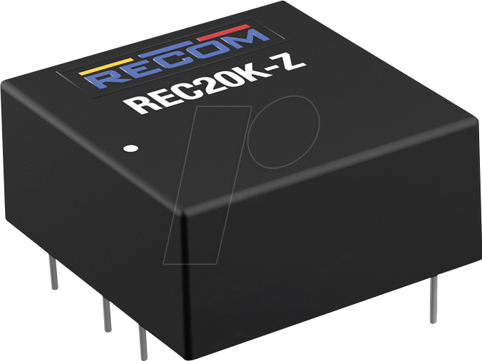 REC20K-2415SZ - DC/DC-Wandler REC20K, 9-36 Vin, 15 Vout, 1333 mA