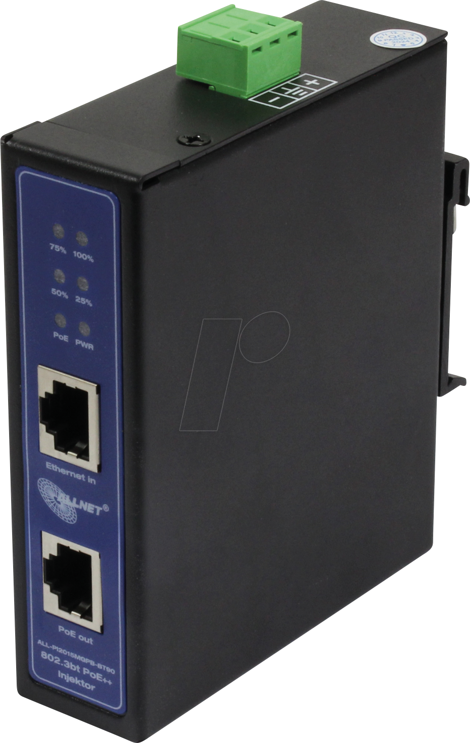 ALLNET PI2015MGP - Power over Ethernet (PoE++) Injektor, 10 Gigabit
