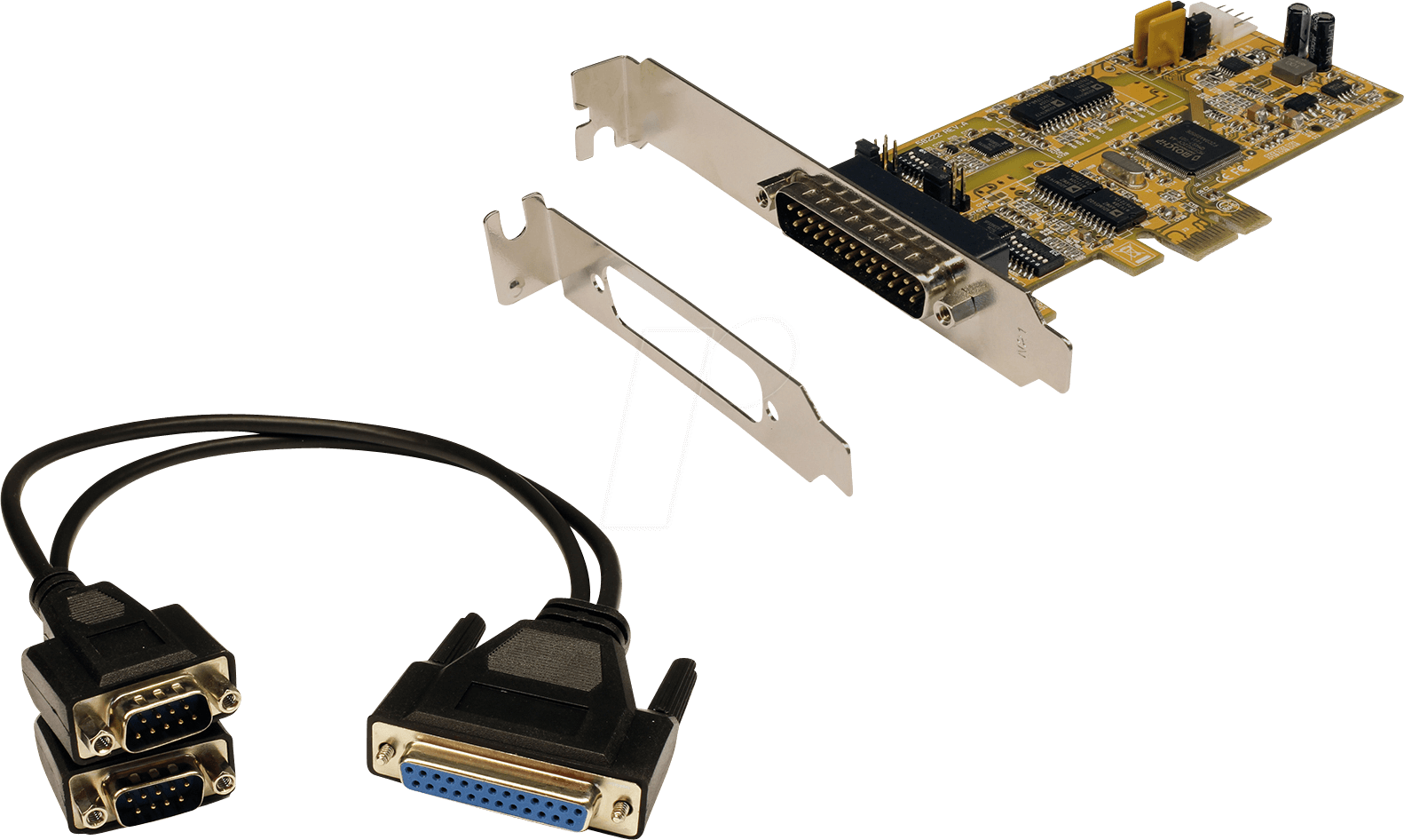 EXSYS EX-45362 - EXSYS PCIe Karte 2S Seriell RS-232/422/485