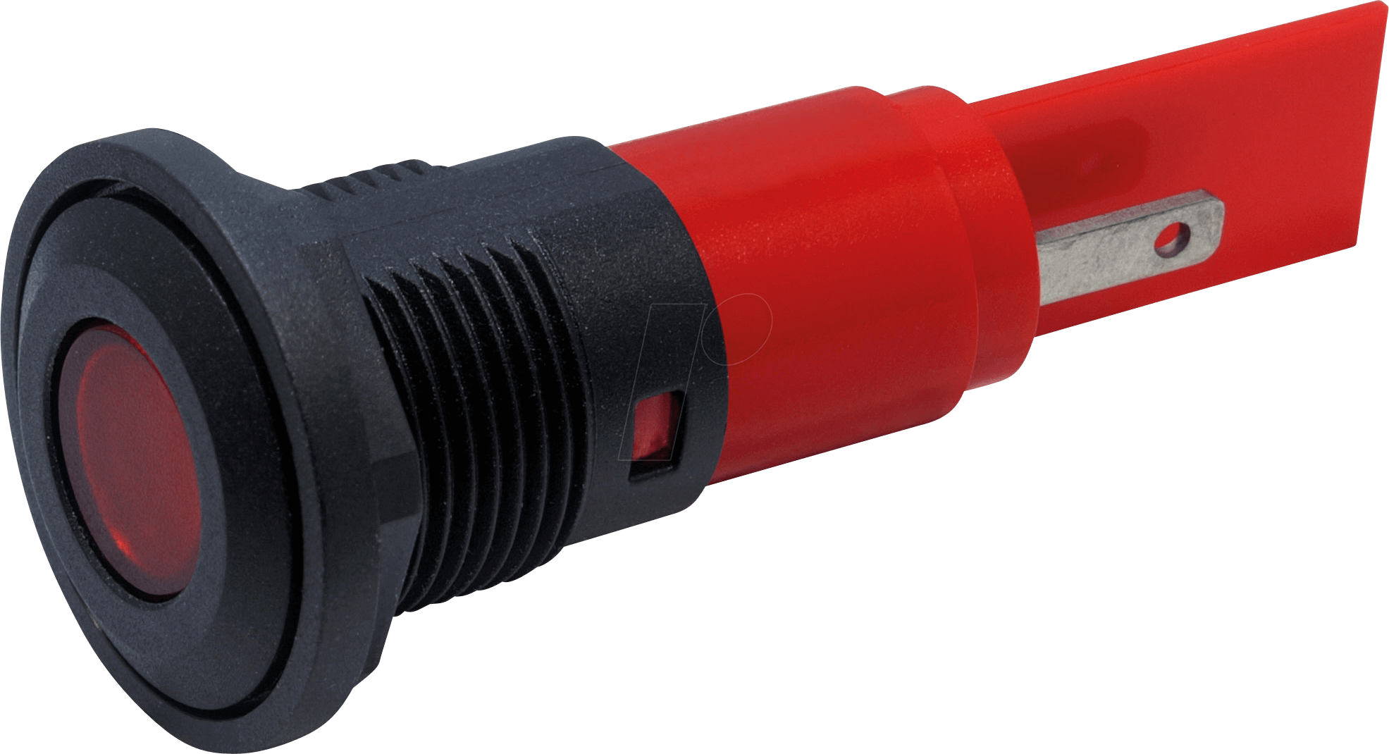 19411230 - LED-Signalleuchte, rot, 230 VAC, Ø16 mm, 300 mcd