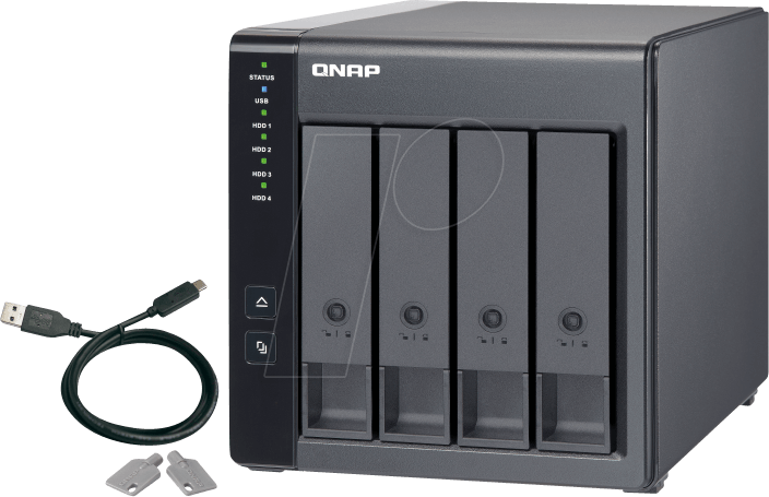 QNAP TR-004 - USB 3.0-RAID-Erweiterungsgehäuse