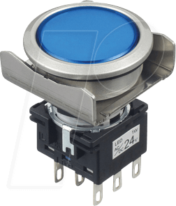 ID LB6MBM1T6S - Drucktaster LB, 22 mm, 2 CO