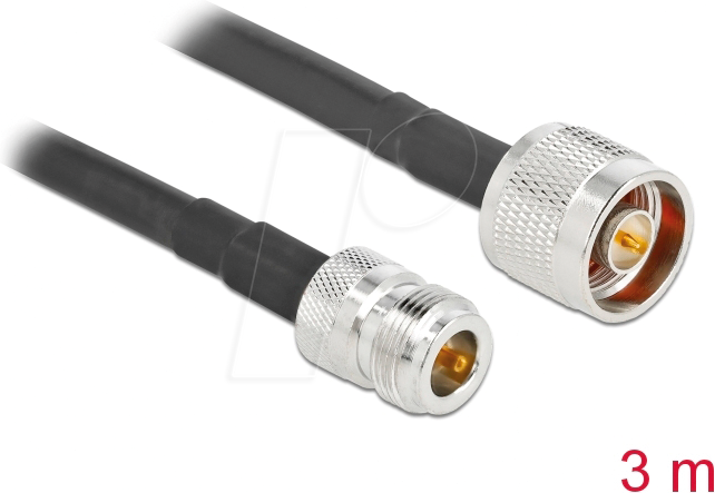 DELOCK 90457 - N Stecker zu N Buchse LMR/CFD300 3 m