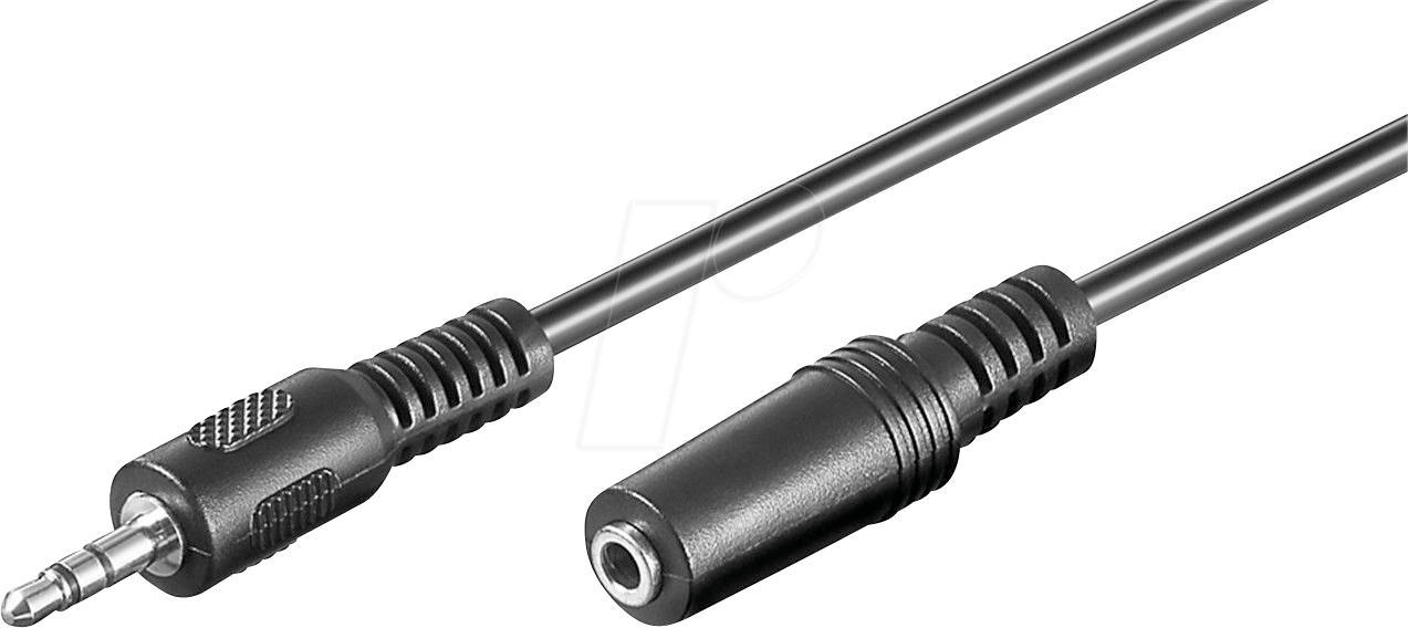 AVK 181-300 - Audio Kabel, 3,5 mm Klinkenstecker auf Kupplung, 3 m