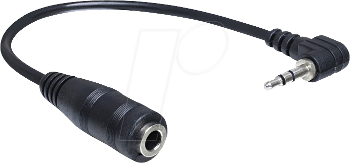DELOCK 65397 - Audio Kabel, 2,5 mm Klinkenstecker auf 3,5 mm Kupplung, 0,14 m