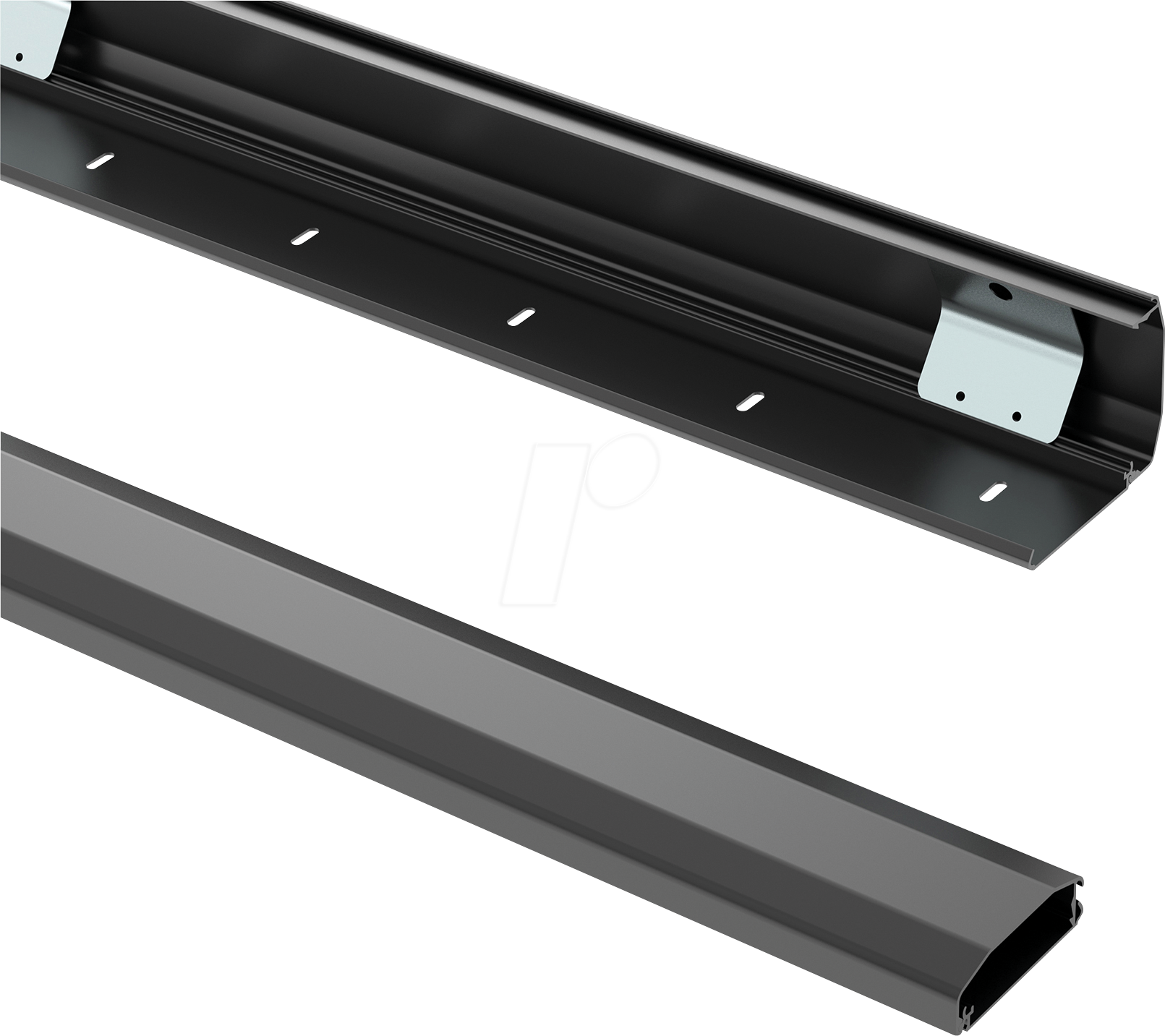 PM-CCA-050B - Kabelkanal für Wandmontage, 0,5 m, schwarz