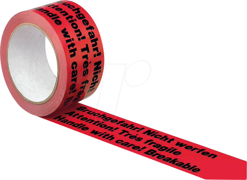 Thumbnail - SUPRA BRUCH - Warnklebeband Bruchgefahr, PVC, 66m x 50 mm