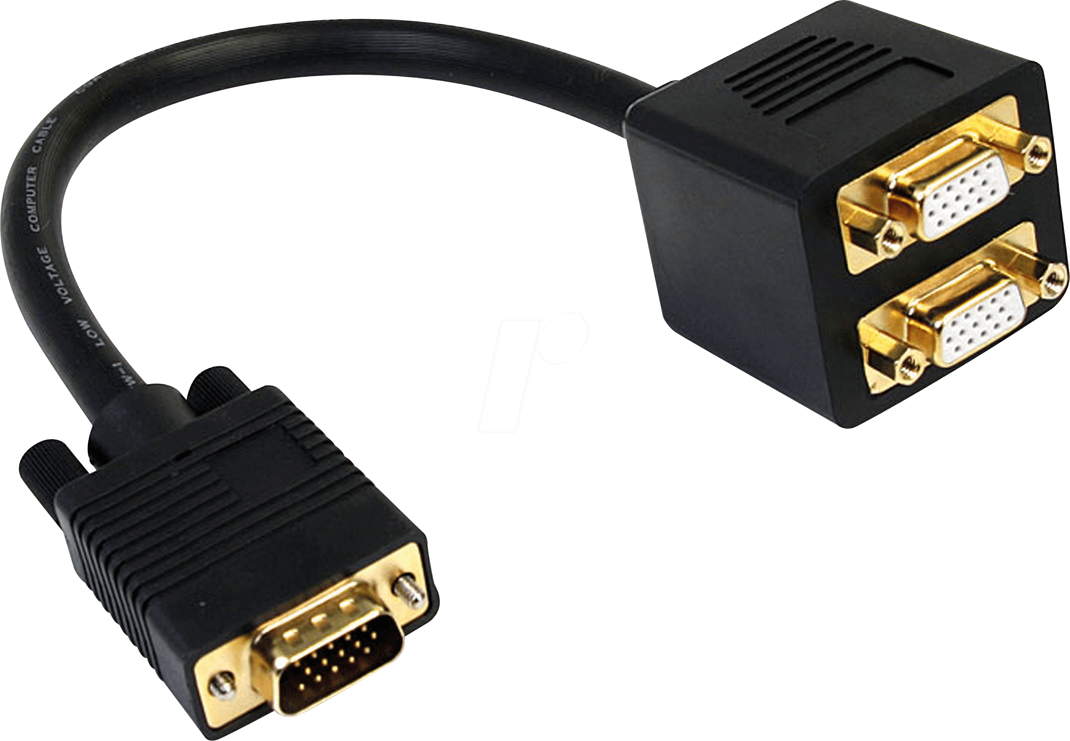ST VGASPL1VV - VGA Adapter, VGA Stecker auf 2x VGA Buchse