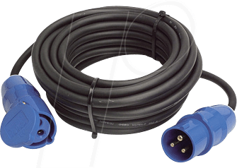 CEE163P VL2,5 25 - 25m CEE-Verlängerung, 2,5mm², 16A/230V