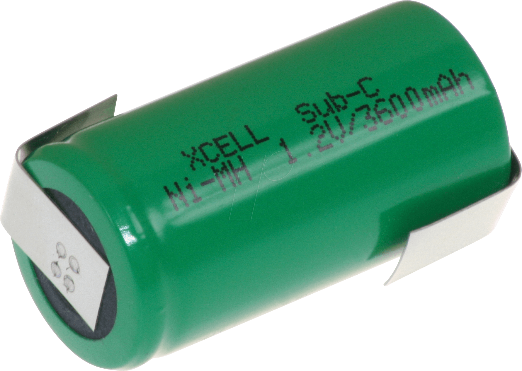 Thumbnail - XC 118970 SC Z - Industriezelle, NiMh, Sub-C, 1,2 V, 3600 mAh, Z-Lötfahnen