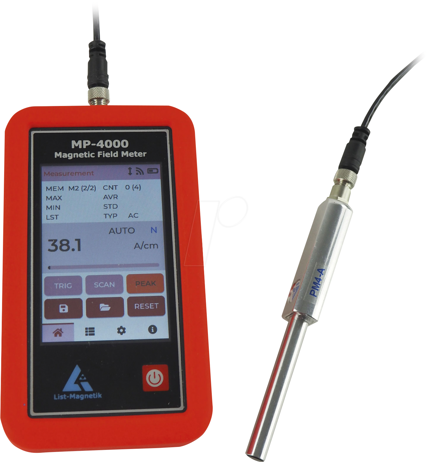 PCE LM-MP4000-4A - Magnetfeldmessgerät LM-MP4000-4A