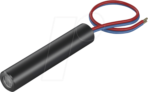 Thumbnail - PICO 70106541 - Linien Lasermodul, rot, 90°, 650 nm, 3 VDC, 6x30 mm, Klasse 1,