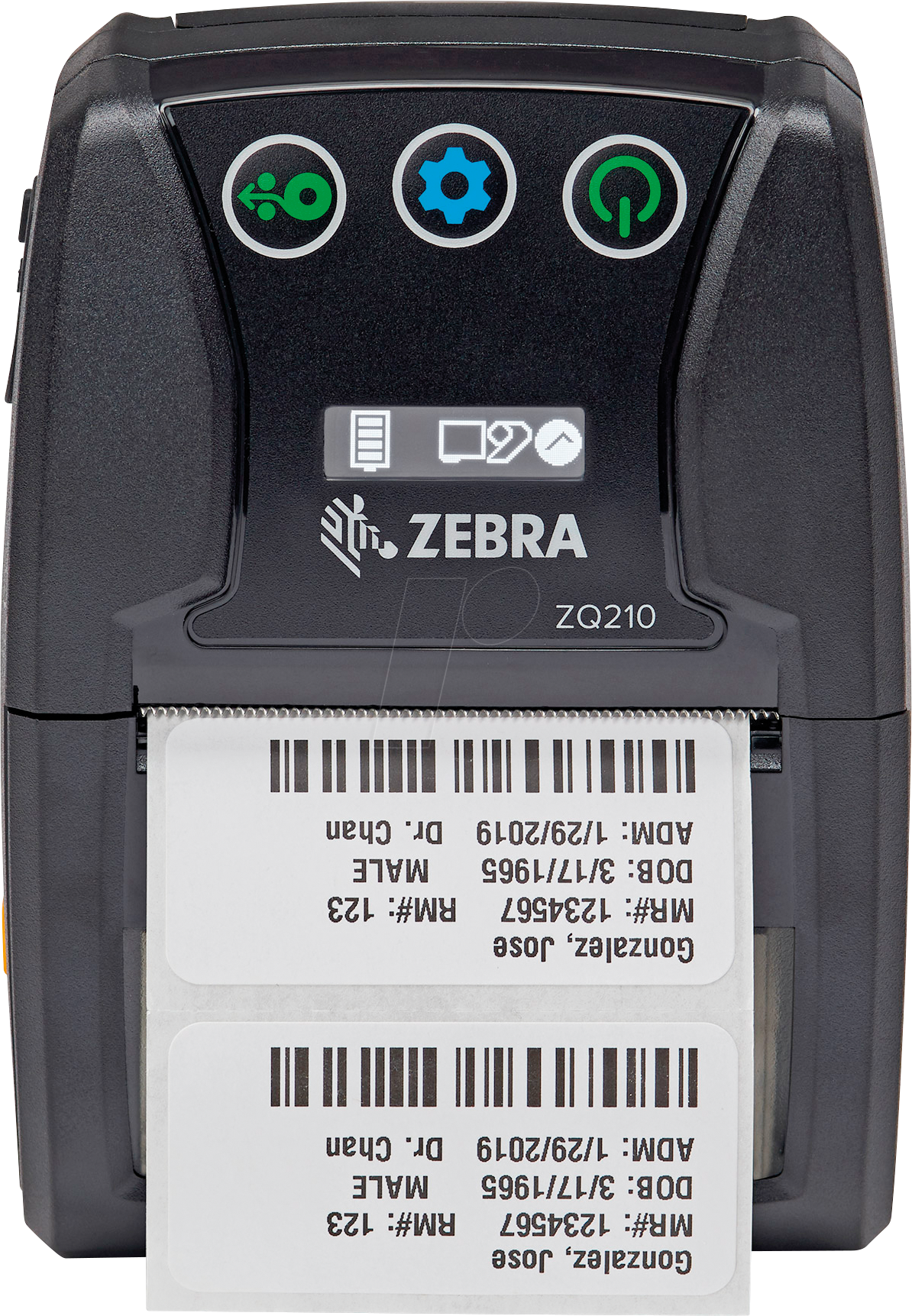 Thumbnail - ZEBRA ZQ210 - Bondrucker/Etikettendrucker, mobil, USB/Bluetooth