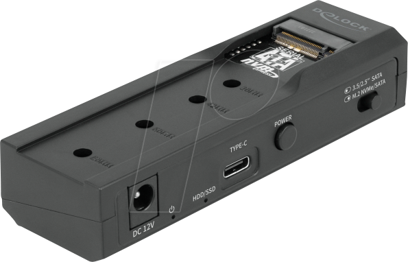 DELOCK 64253 - Konverter 1x M.2, 1x SATA, USB Type-C™