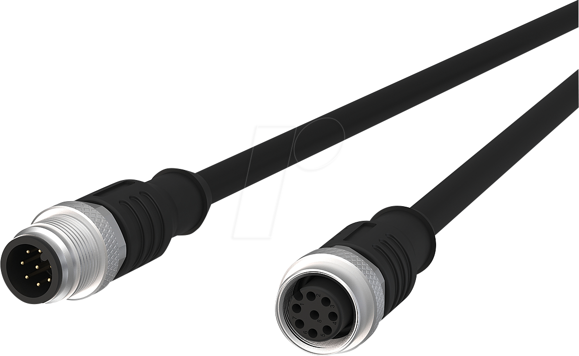 MC 142MEA12050 - Sensorleitung, M12, 8 pol, St > Ku, 5 m