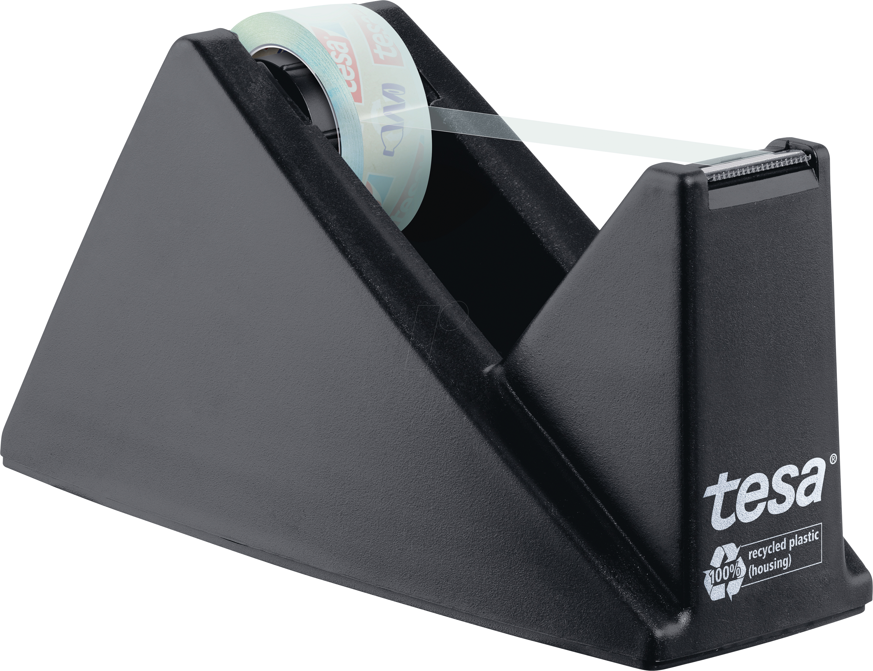 TESA 59045 - Tischabroller tesafilm® Eco & Crystal, + 1x Rolle