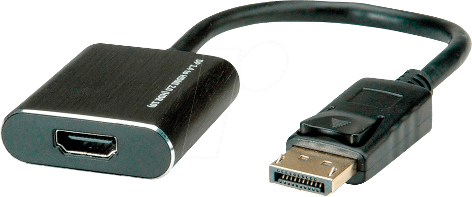 ROLINE 12033164 - DisplayPort Adapter, DP Stecker auf HDMI Buchse