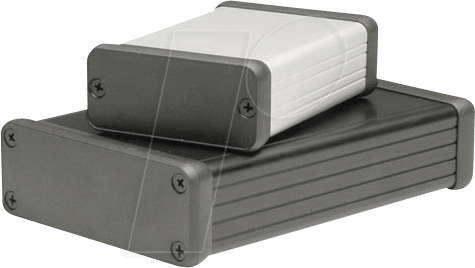 1455K1202 - Profilgehäuse, 1455 K, 120 x 78 x 43 mm, silber