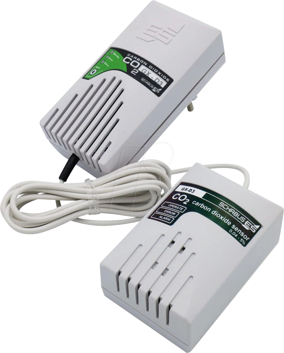 SCHABUS 300233 - Gasalarm für Kohlendioxid (CO²) aus technischen Anlagen ( Wasser