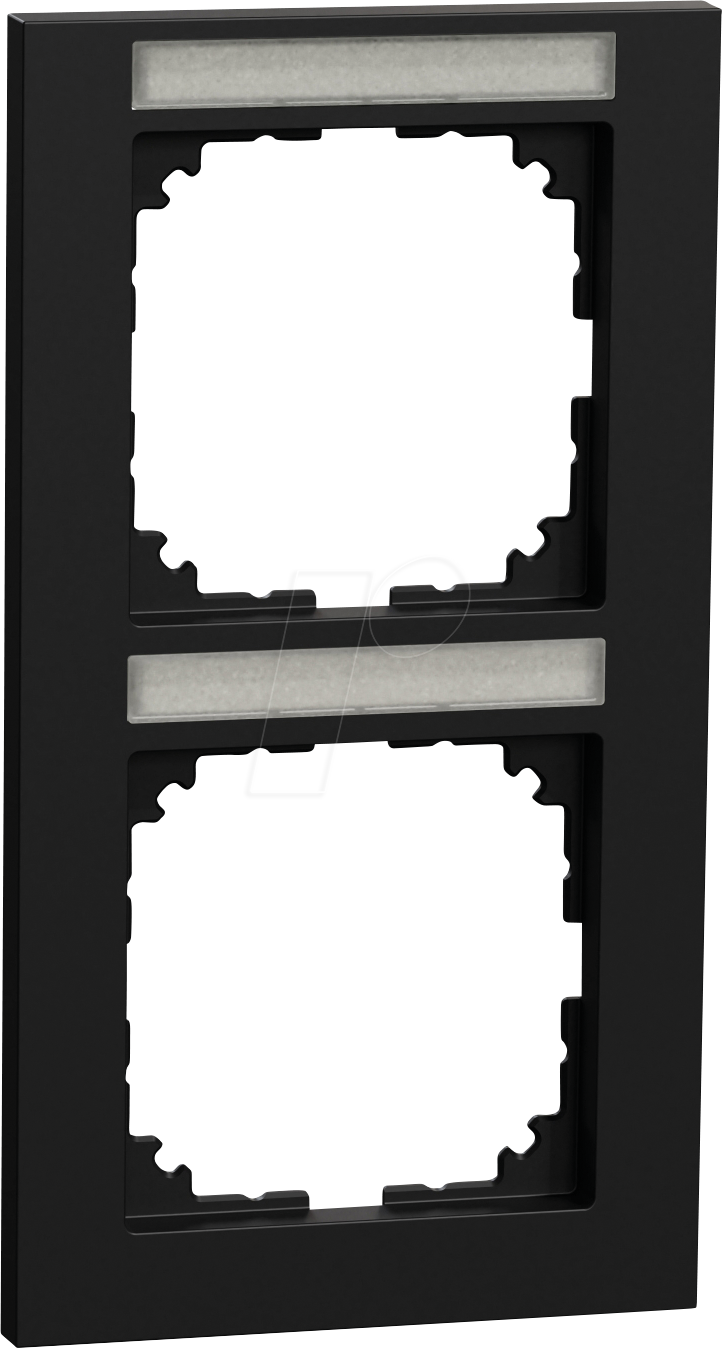 ME MEG4022-3603 - M-PURE Rahmen 2-fach Recyceld Plastic schwarz