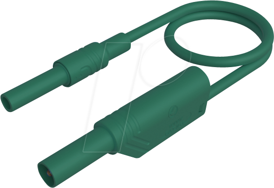 MAL S WSB 200 GN - Messleitung, 2,5 mm², 2,00 m, grün, gesichert, stapelbar