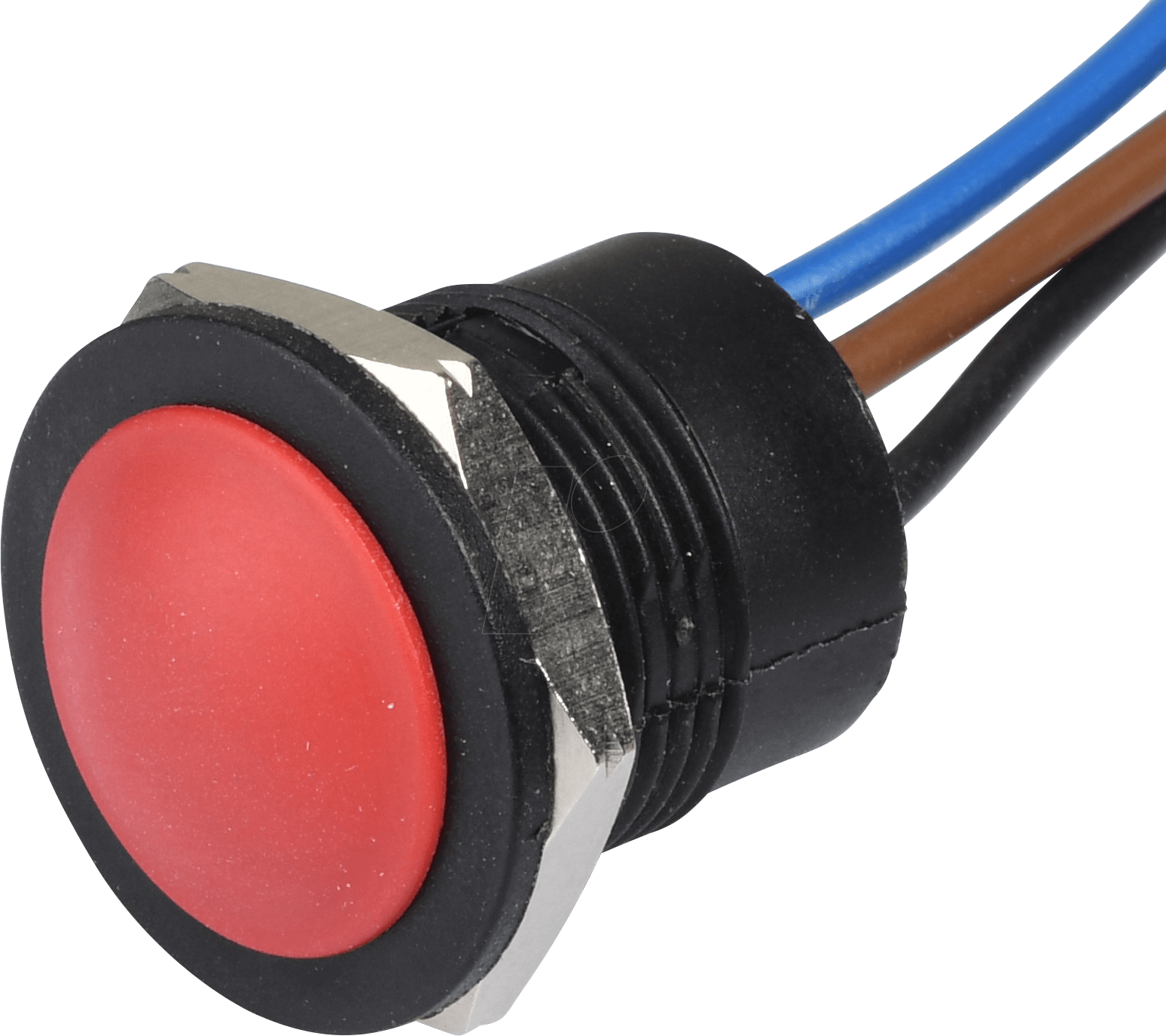 IA16 NCNO RT - Drucktaster IA 16 mm - flaches Profil, NC / NO, rt