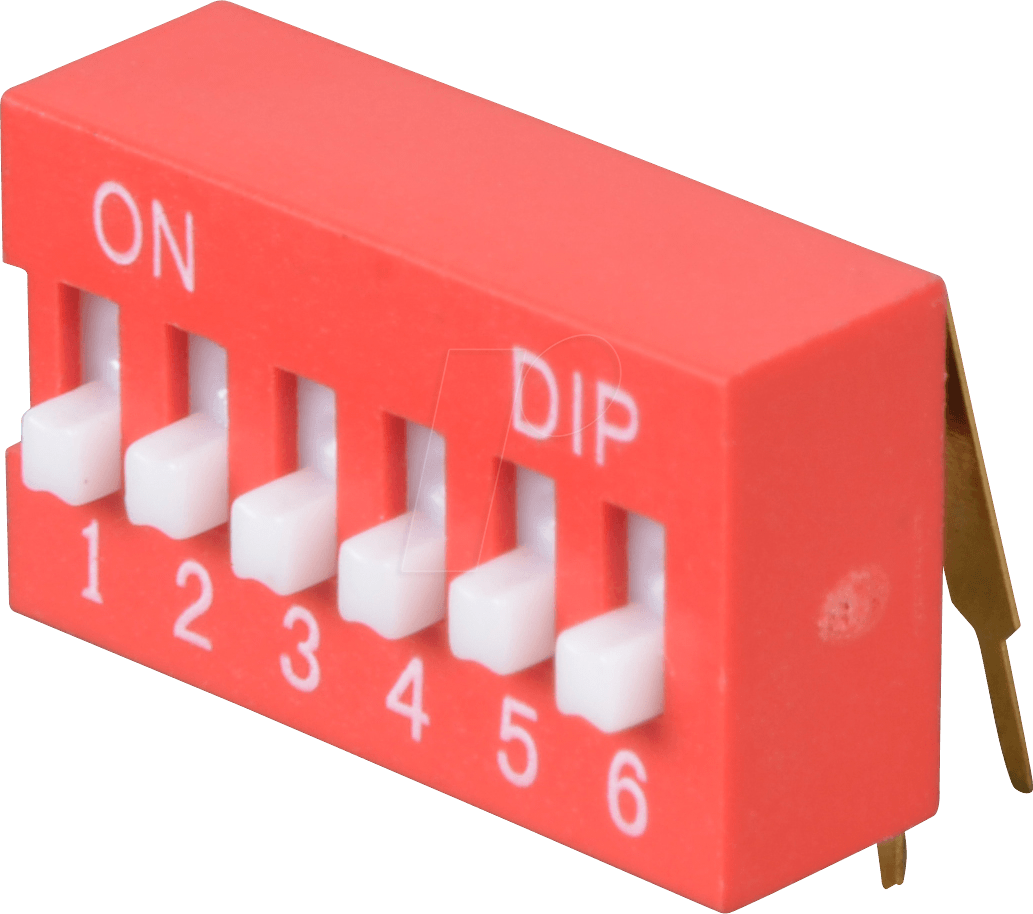 NT 06-90 - Dip-Schalter, gewinkelt, 6-polig