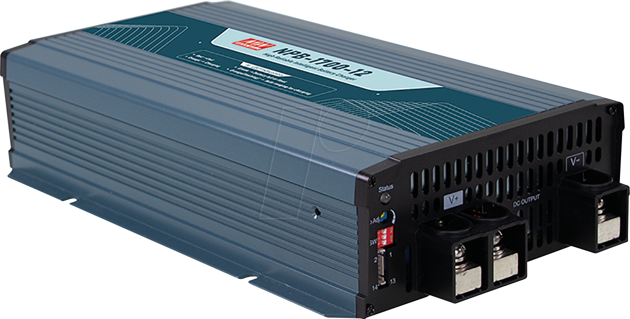 MW NPB-1700-12 - Ladegerät für Blei-, Lithiumakkus, 12 V, 85 A