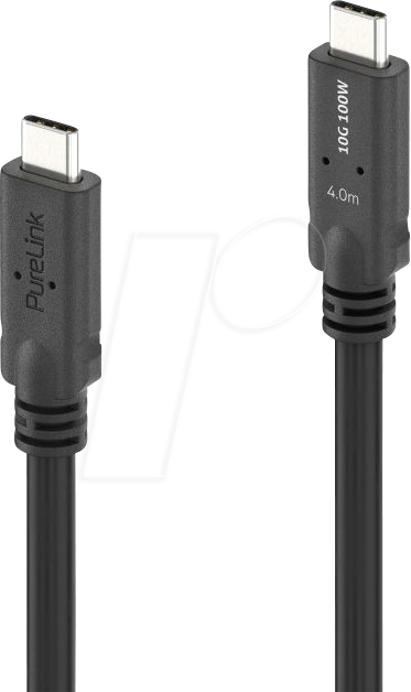 PURE PI6600-040 - USB 10 Gbit/s Kabel, 100 W, 5K 60Hz, 4,0 m