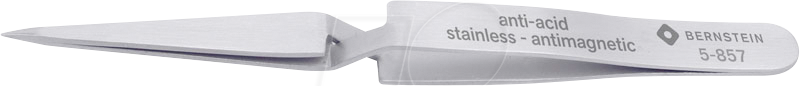 BERN 5 857 - Kreuzpinzette, Festhaltepinzette, gerade, 125 mm