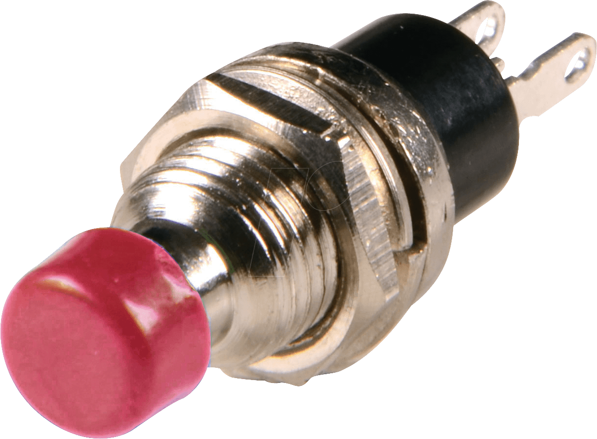 T 250A RT - Miniatur-Drucktaster 0,5A-24VAC, 1x (Ein), rt