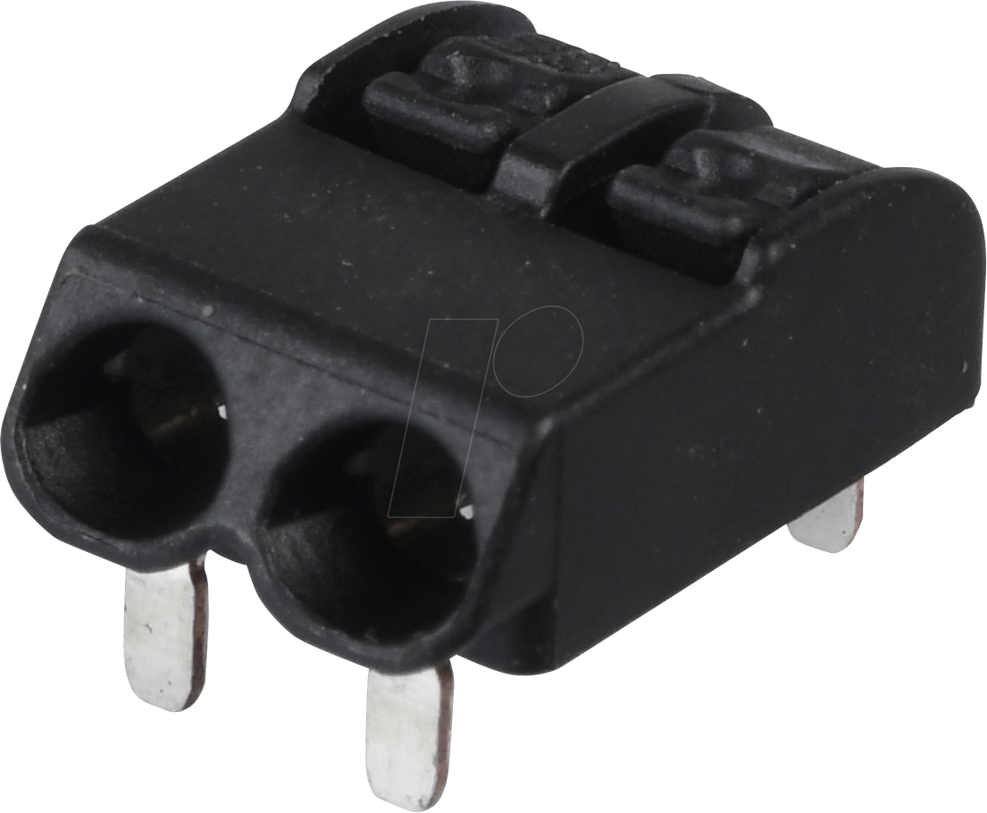 WAGO 2060-1422 - THR-Leiterplattenklemme, RM 4 mm, 2-pol, sw